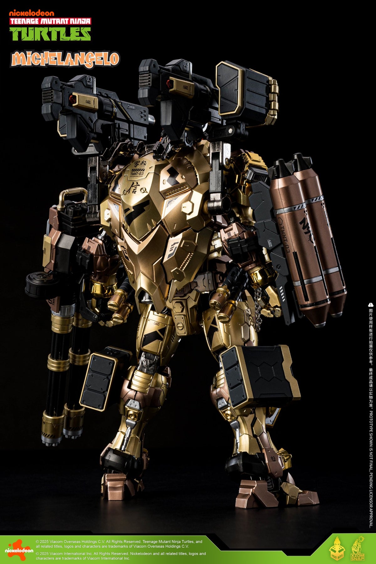 Heatboys TMNT HB0092 Michelangelo Mecha - Golden Ver