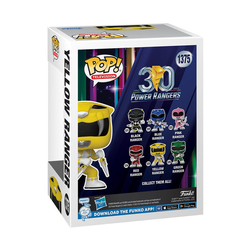 Mighty Morphin Yellow Ranger 30th Anniversary Pop! Vinyl Figure