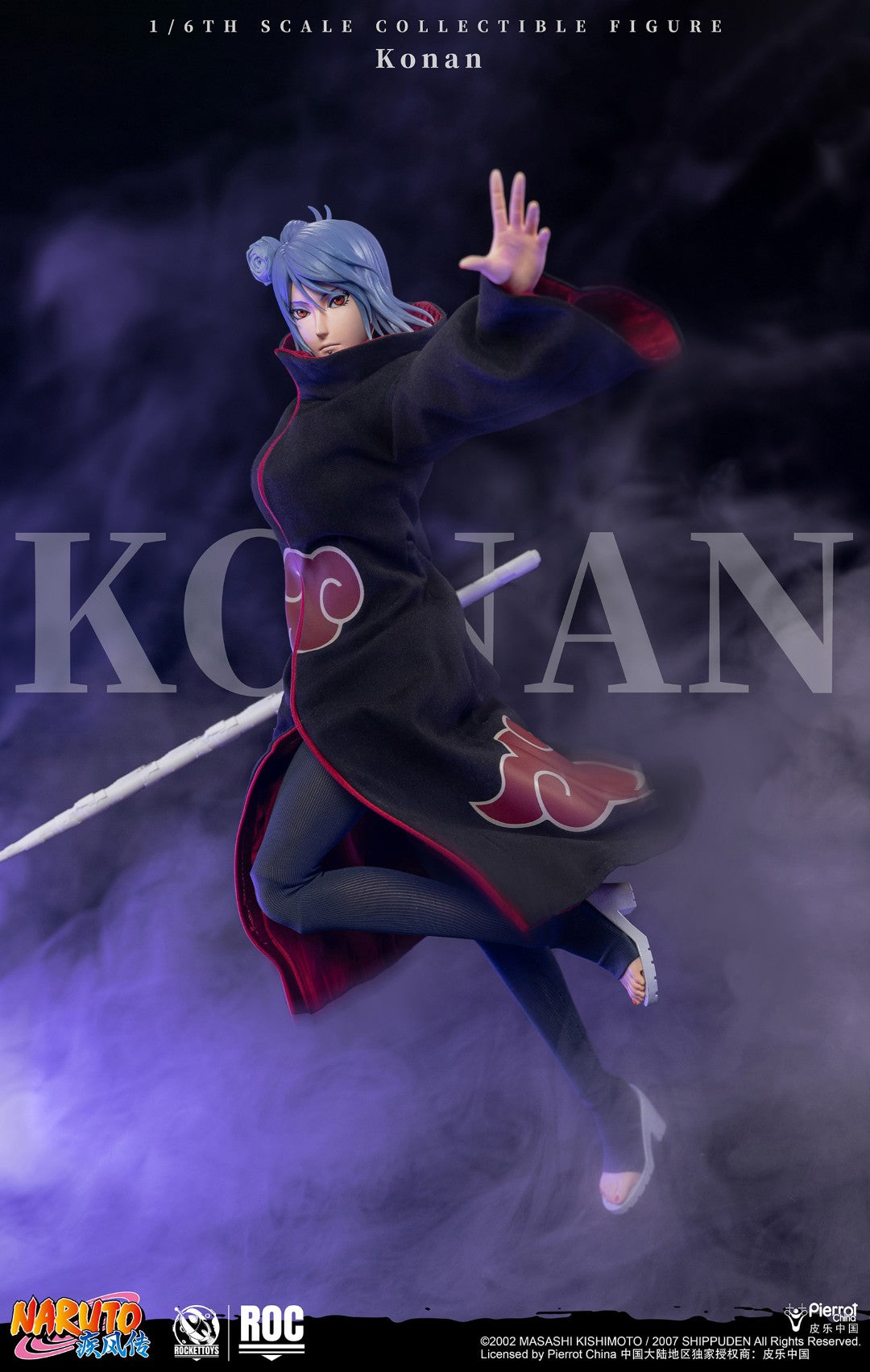 [PREORDER] ROCKET TOYS Konan Xiaonan - Naruto 1/6 Scale Action Figure