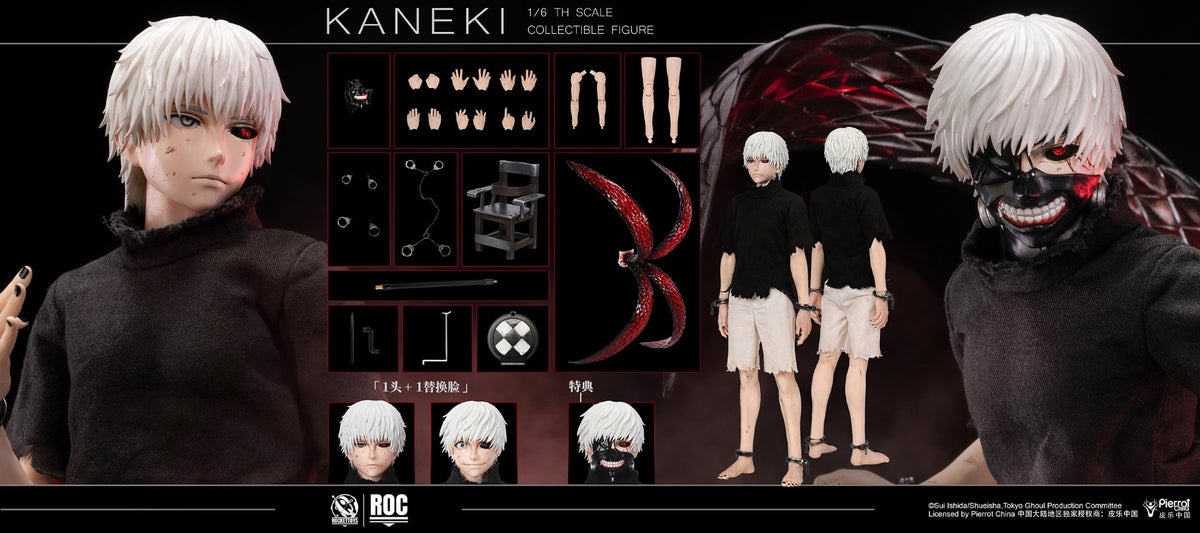[PREORDER] ROCKET TOYS Ken Kaneki Awakening Ver - Tokyo Ghoul 1/6 Scale Action Figure