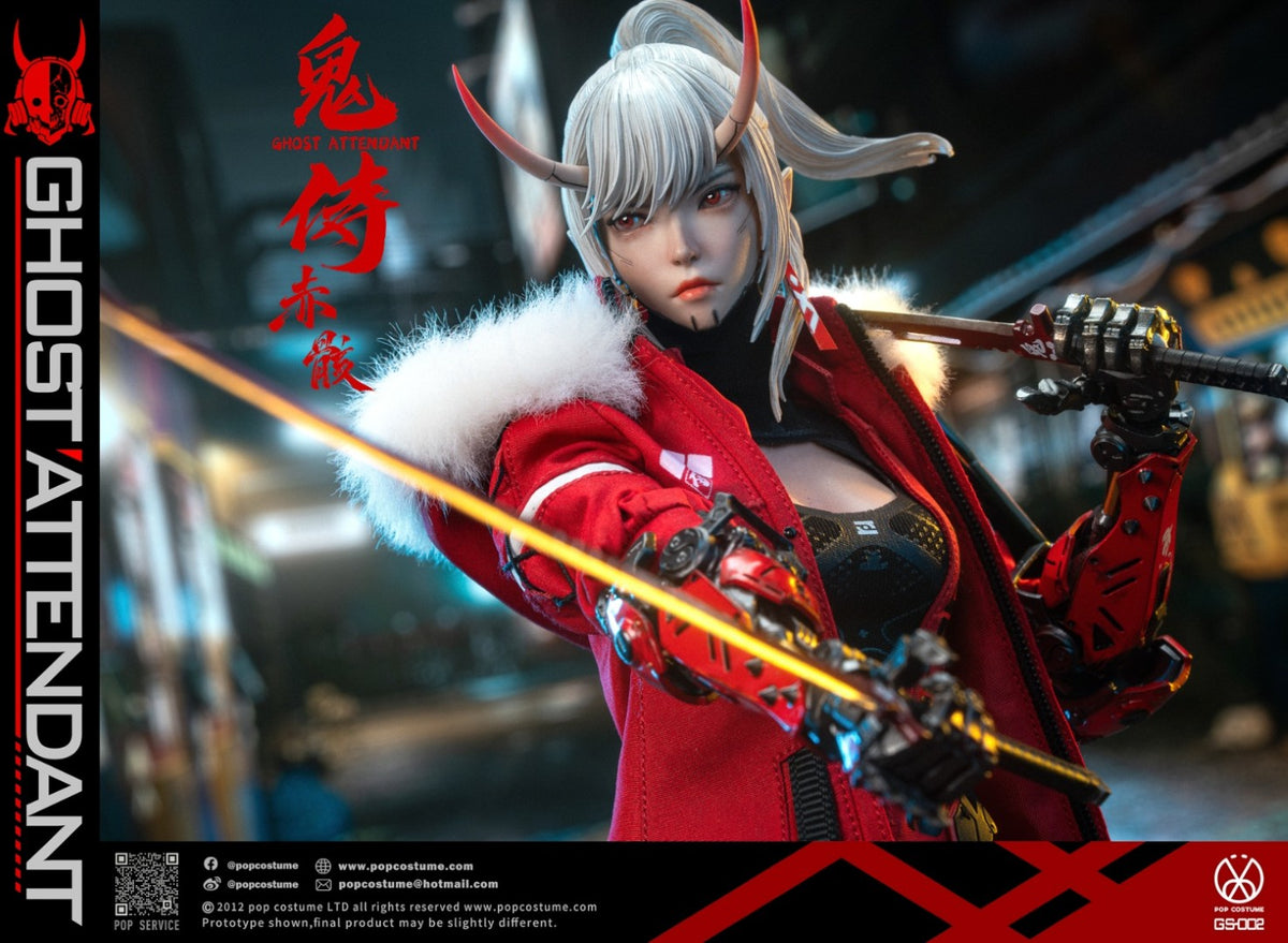 [PREORDER] POPCOSTUME GS-002 Ghost Attendant Red Remains 1/6 Action Figure