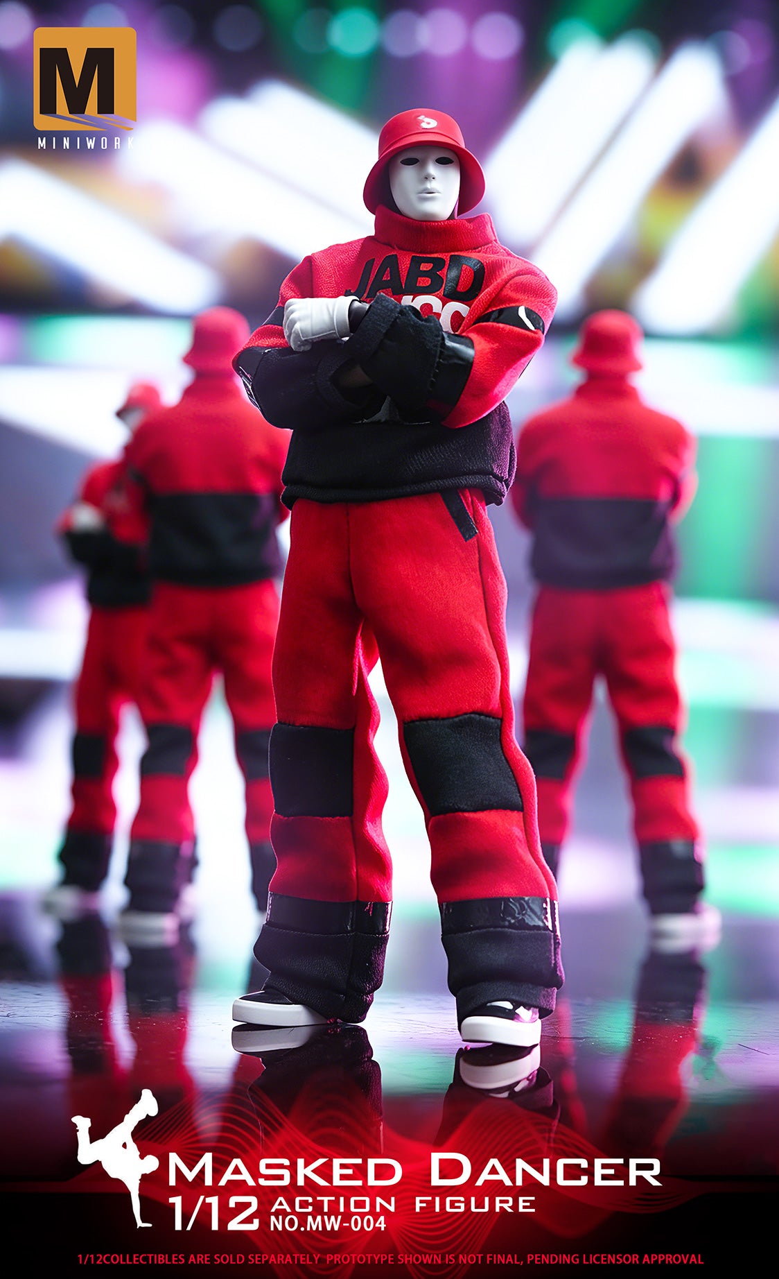 [PREORDER] Miniwork MW-004 Masked Dancer 1/12 Figure