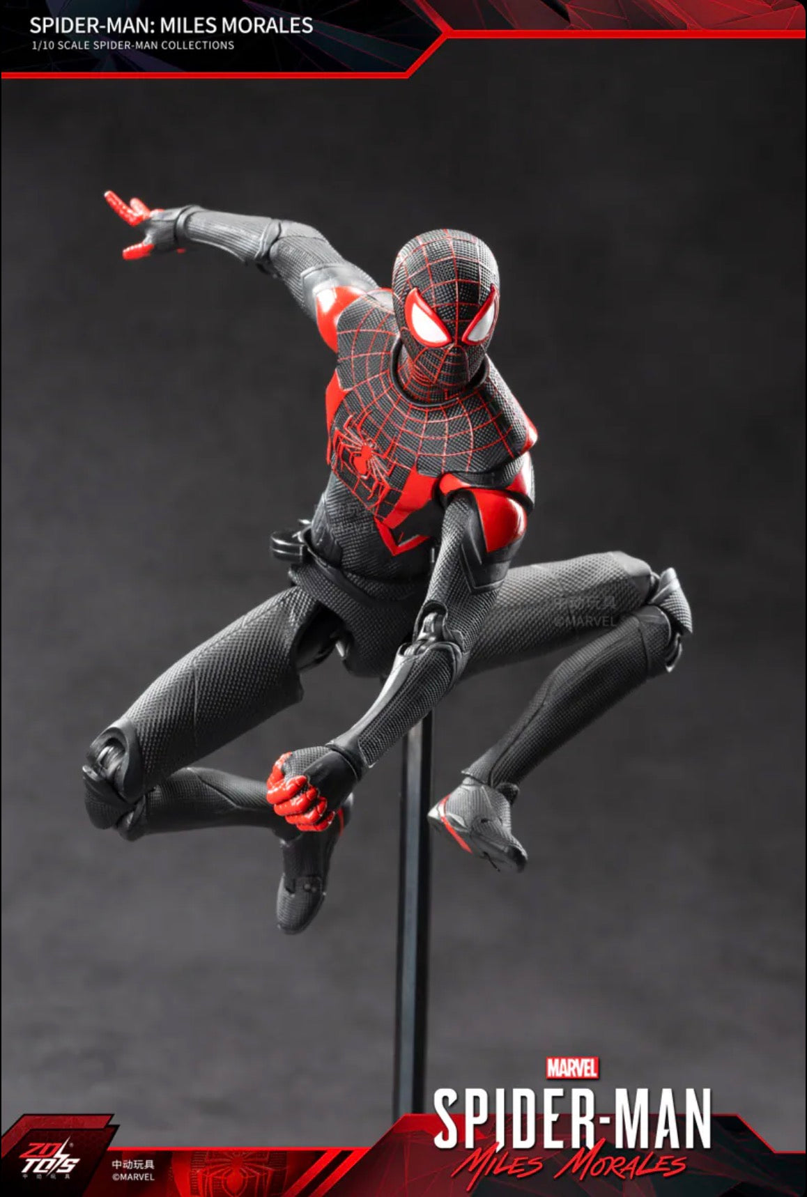 ZD Toys Spider-Man Miles Morales 1/10 Action Figure