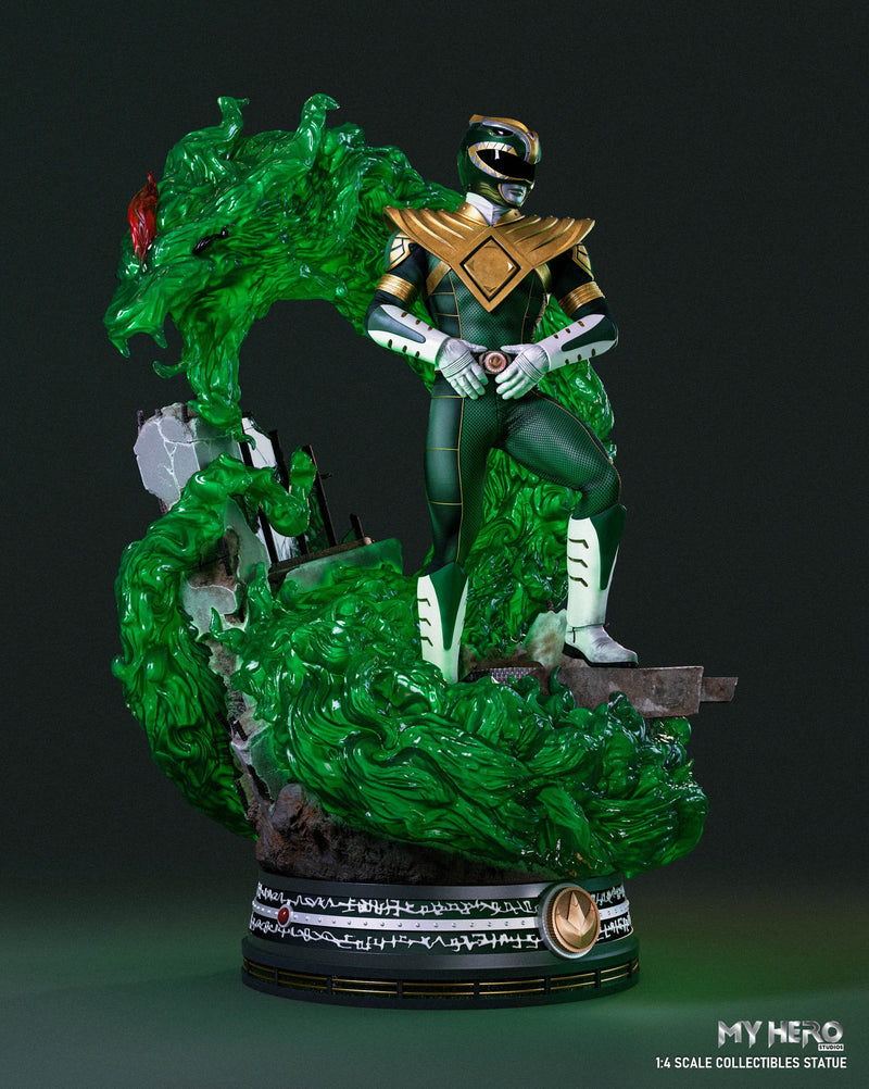 [PREORDER] My Hero Studios BITS Tribute Green Ranger 1/4 Scale Collectible Statue