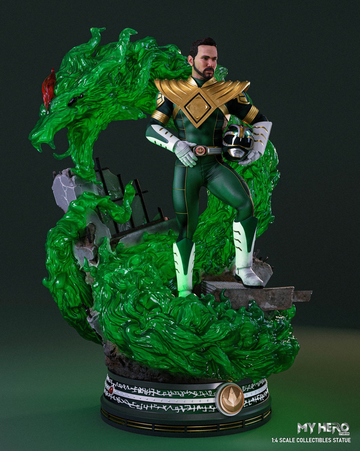 [PREORDER] My Hero Studios BITS Green Ranger 1/4 Scale Collectible Statue