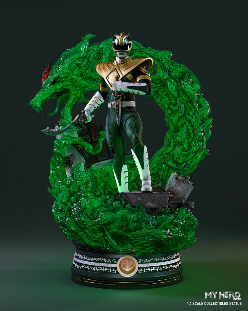 [PREORDER] My Hero Studios BITS Tribute Green Ranger 1/4 Scale Collectible Statue