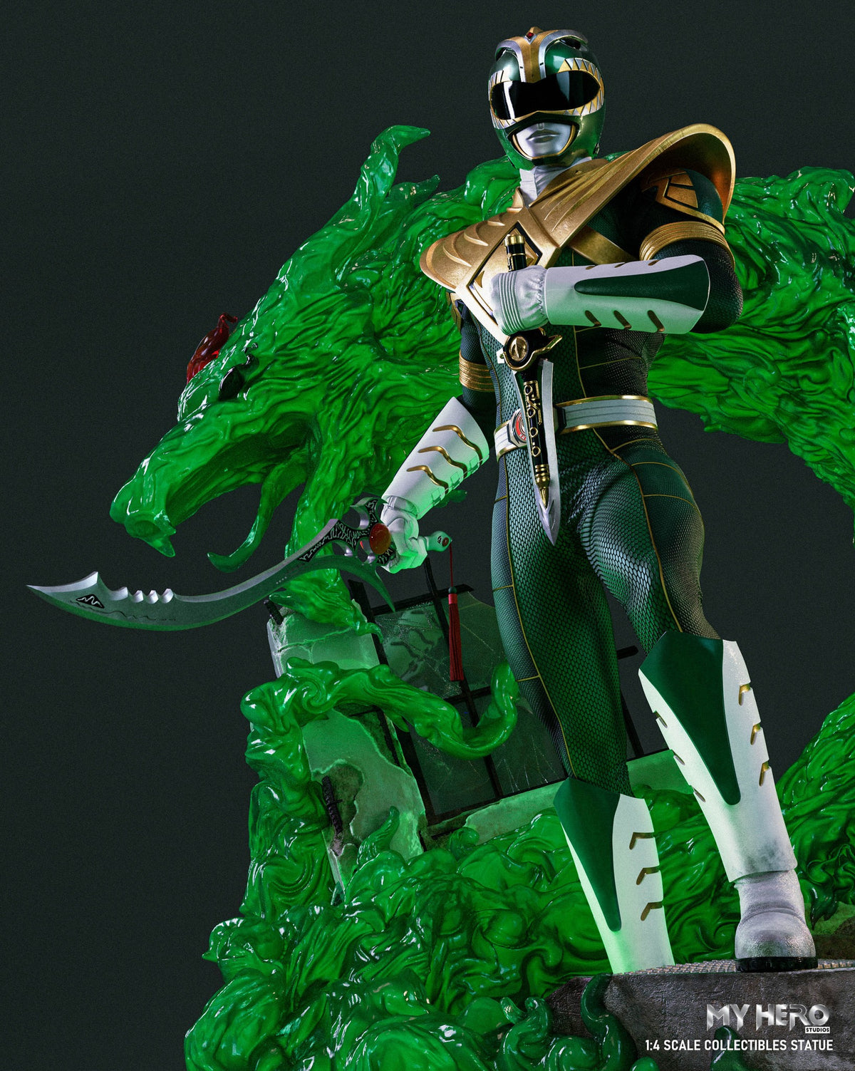 [PREORDER] My Hero Studios BITS Green Ranger 1/4 Scale Collectible Statue