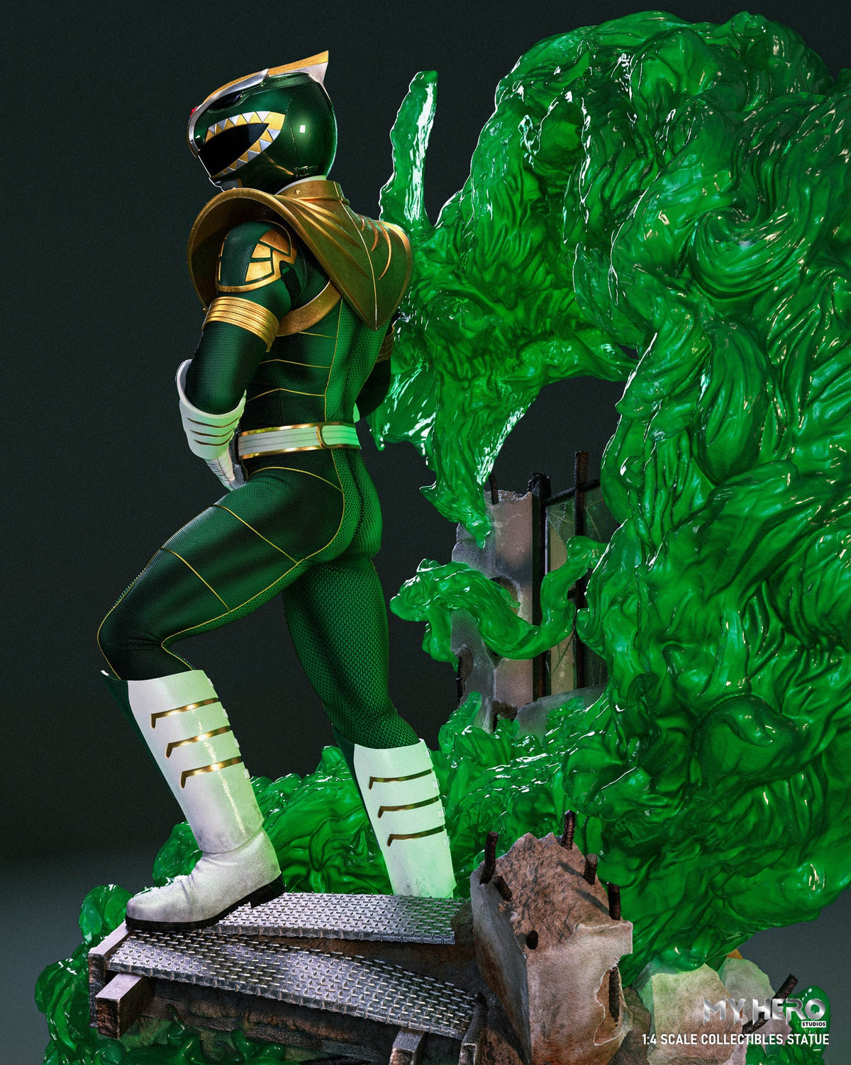 [PREORDER] My Hero Studios BITS Green Ranger 1/4 Scale Collectible Statue