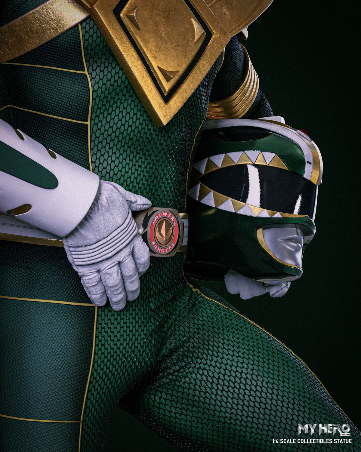 My Hero Studios BITS Green Ranger 1/4 Scale Collectible Statue
