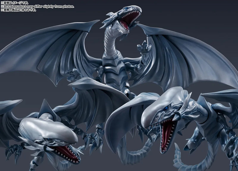 blue eyed monsters SH MonsterArts Blue-Eyes White Dragon