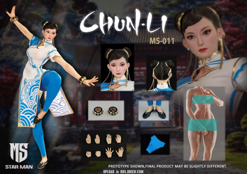 Star Man MS-011 Chun-Li (White Cheongsam)