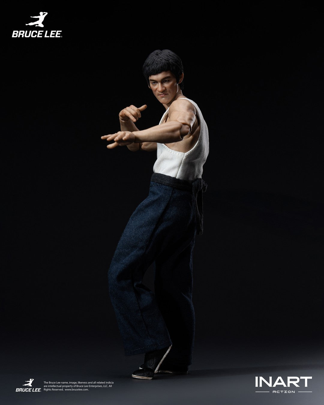 [PREORDER] INART Action Bruce Lee (Kung Fu Outfit) 1/12 Action Figure