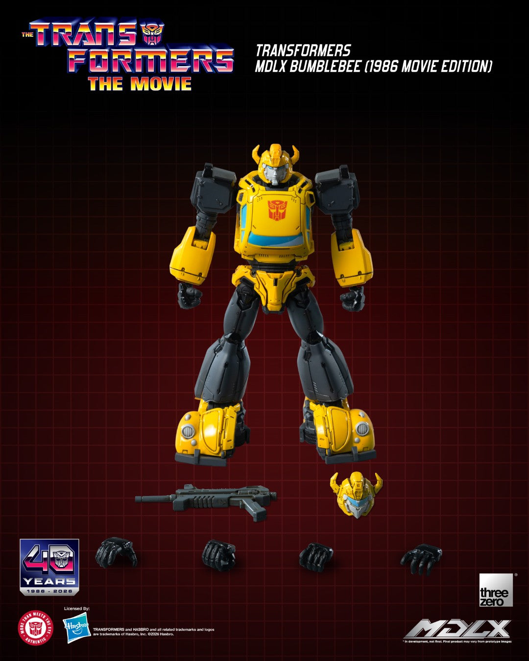 [PREORDER] MDLX Bumblebee (1986 Movie Edition) - Transformers