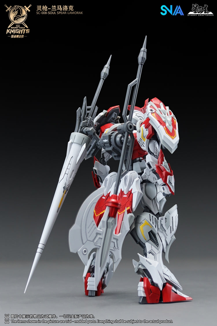 SNAA 1/144 SC-008 Soul Spear Lamorak - The Round Table Knights Model Kit