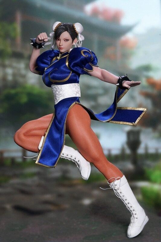 PlayToy P019EX Fighting Goddess Blue Ver 1/6 Figure
