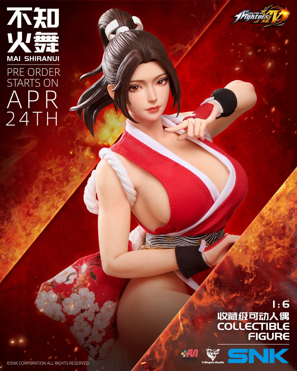 TriEagles Studio Mai Shiranui 1/6 Figure - King of Fighters XIV