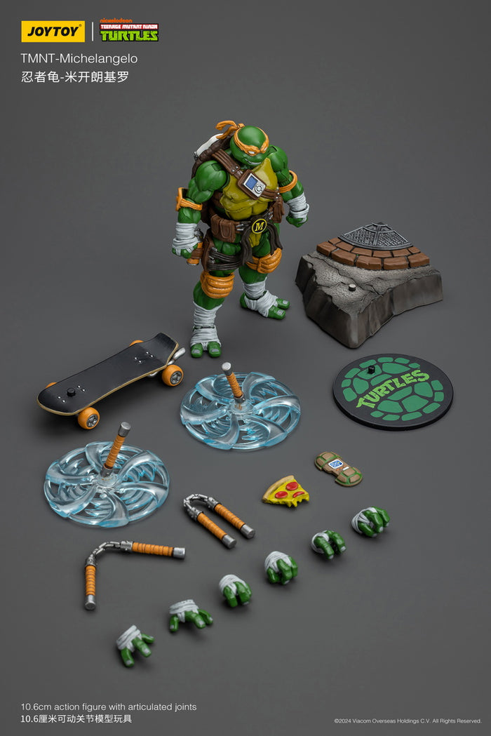 JoyToy TMNT Michelangelo 1/18 Scale Figure