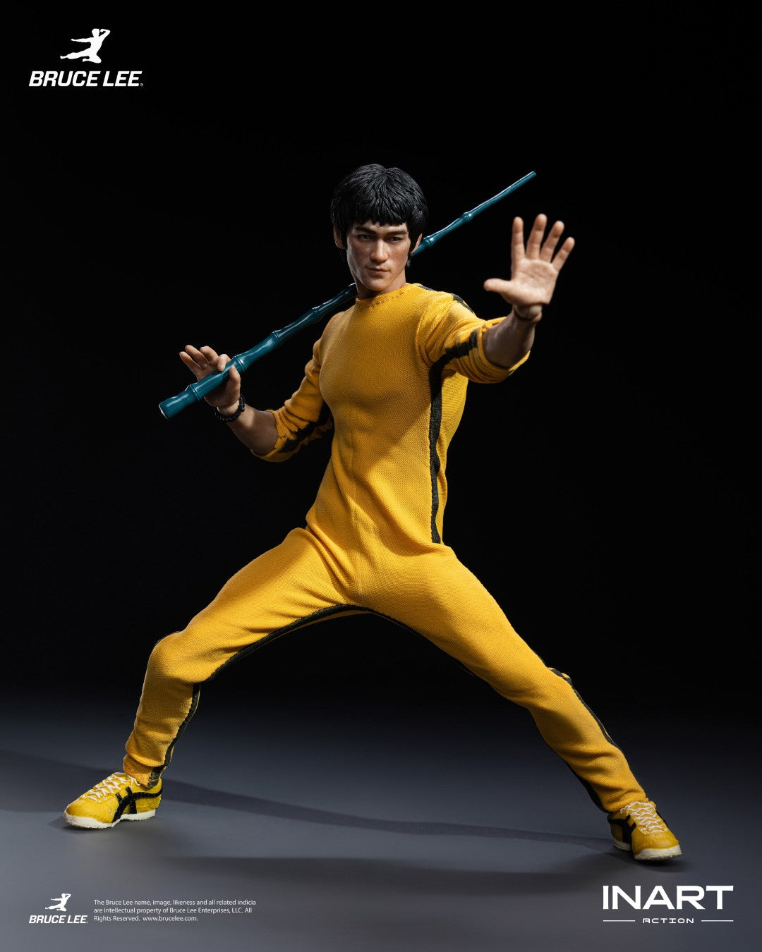 [PREORDER] INART Action Bruce Lee (Yellow Jumpsuit) 1/12 Action Figure