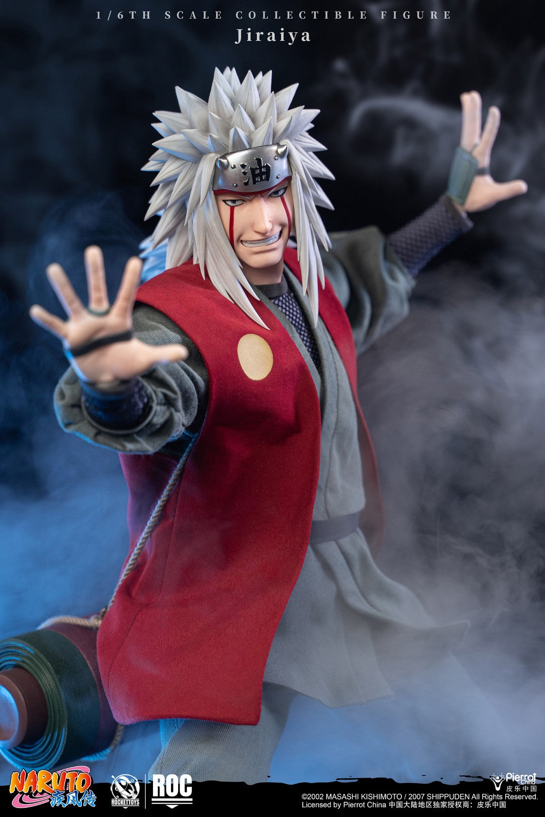 [PREORDER] ROCKET TOYS Jiraiya - Naruto 1/6 Scale Action Figure