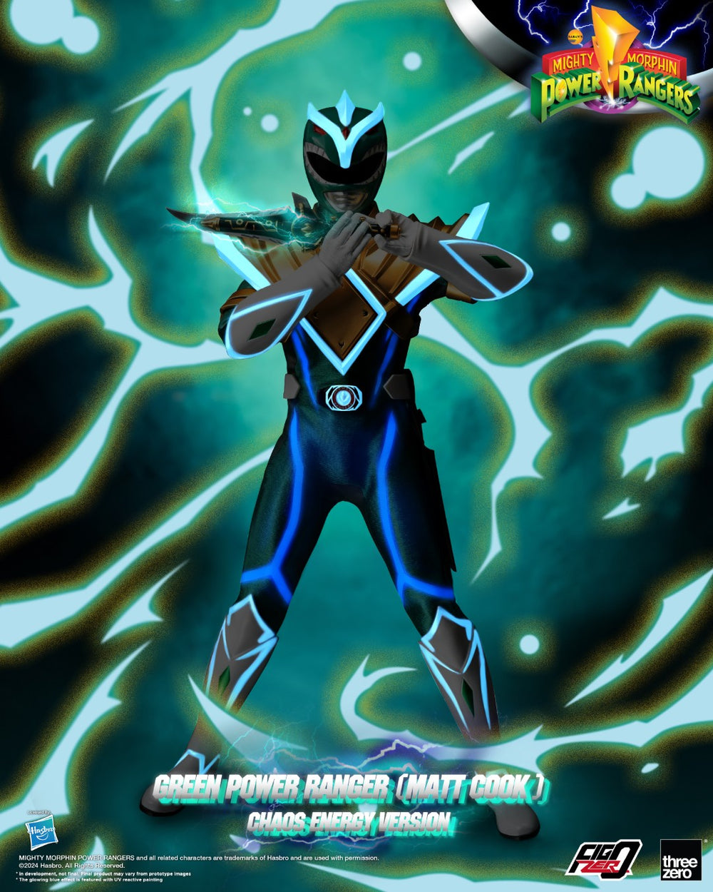 FigZero Green Ranger (Matt Cook) Chaos Energy Version - Mighty