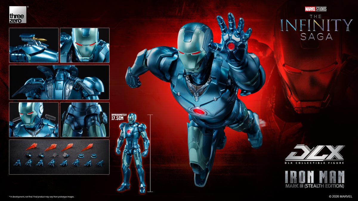 [PREORDER] DLX Iron Man Mark 3 (Stealth Edition) - The Infinity Saga