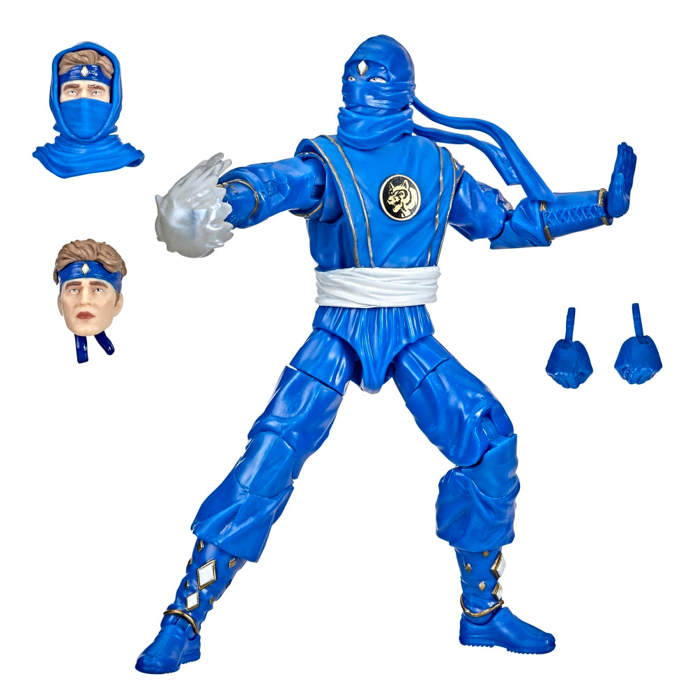 Figurine Power Rangers Lightning Collection - MMPR Ninja Blue Ranger (Hasbro) Neuve