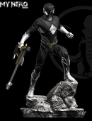 [PREORDER] My Hero Studios Black Ranger 1/4 Scale Collectible Statue