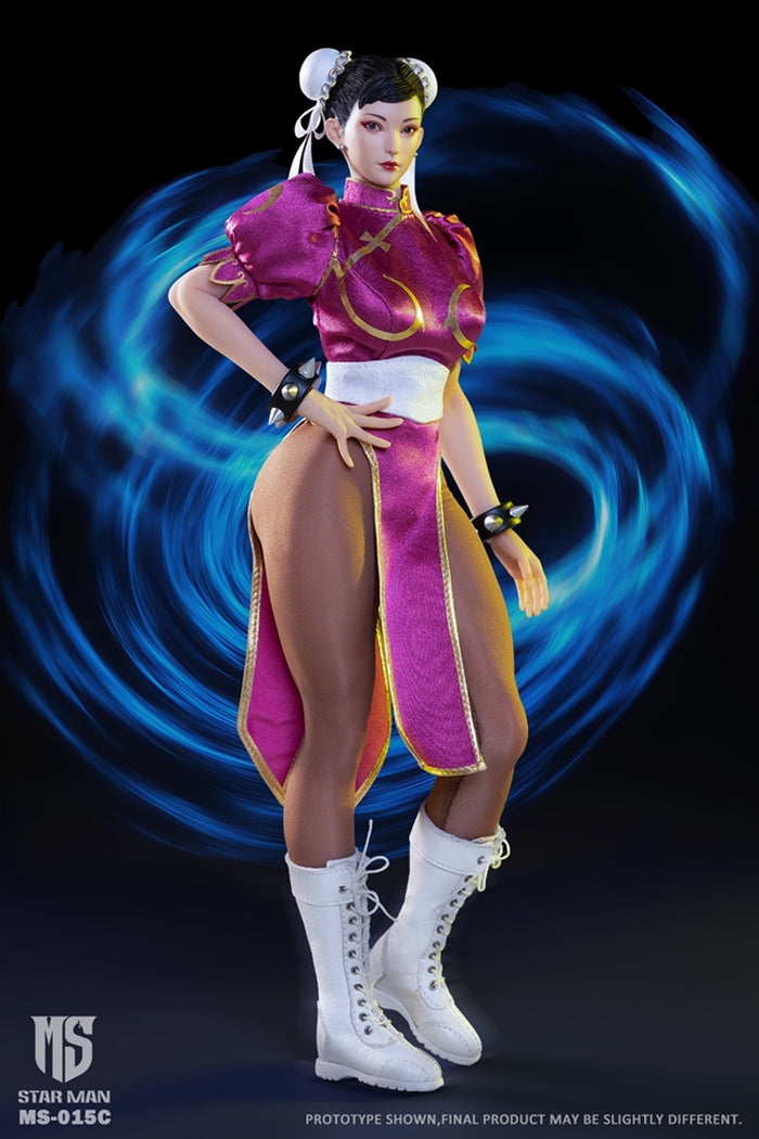 Star Man MS-015C Chun-Li (Purple Cheongsam)