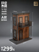 [PREORDER] Toys Nest 1/12 City Facade Diorama - Fire Escape