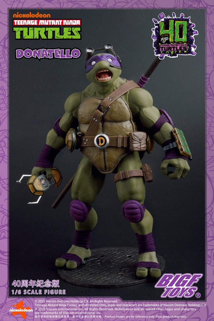 [PREORDER] BIGF Toys Donatello 40th Anniversary 1/6 Scale Figure