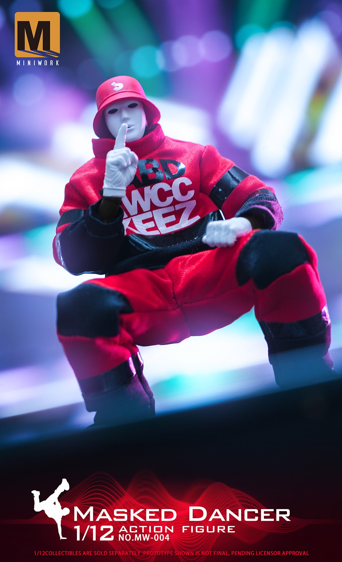 [PREORDER] Miniwork MW-004 Masked Dancer 1/12 Figure