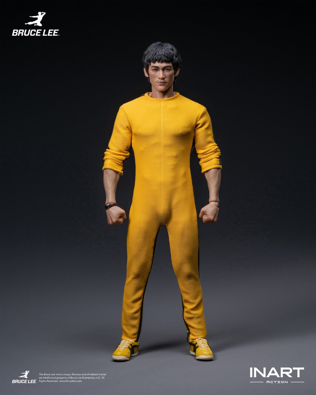 [PREORDER] INART Action Bruce Lee (Yellow Jumpsuit) 1/12 Action Figure