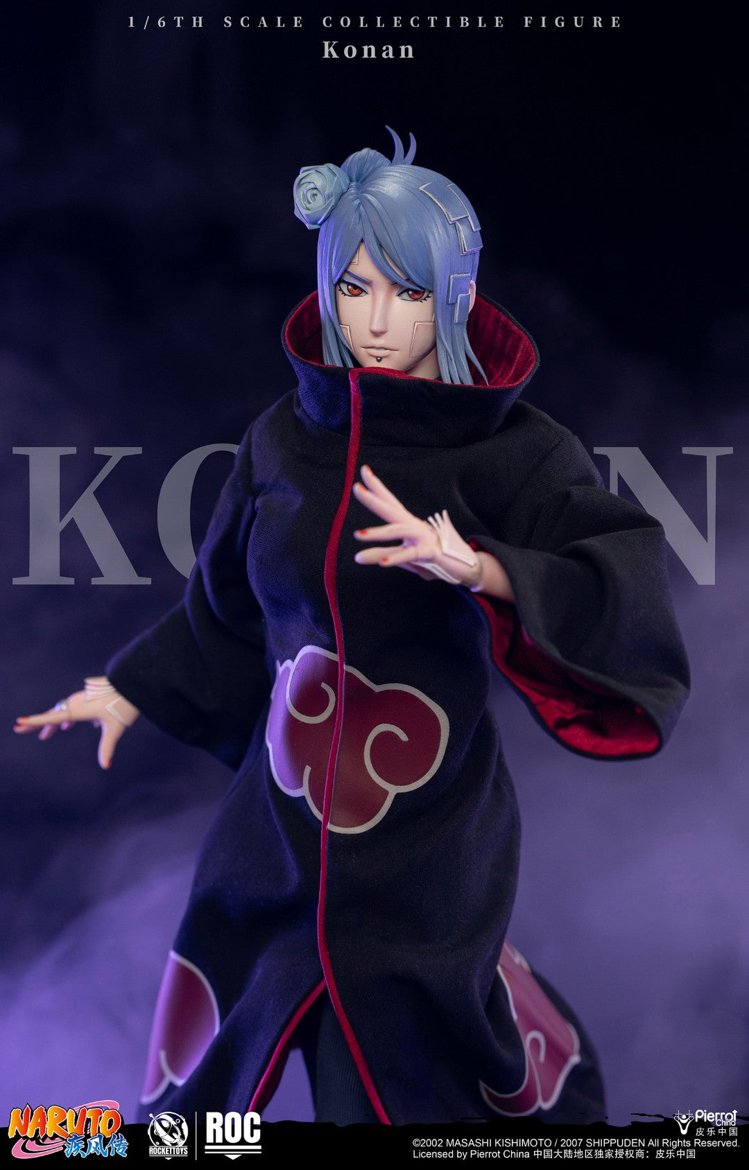[PREORDER] ROCKET TOYS Konan Xiaonan - Naruto 1/6 Scale Action Figure