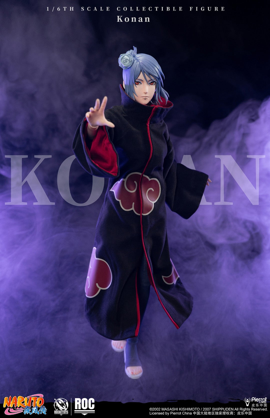 [PREORDER] ROCKET TOYS Konan Xiaonan - Naruto 1/6 Scale Action Figure