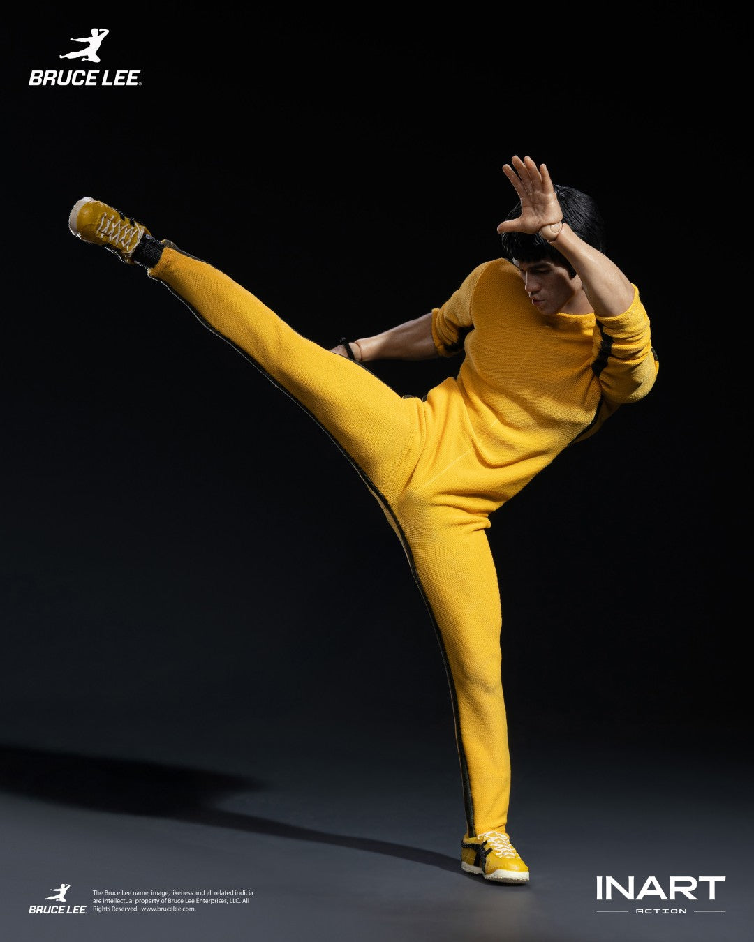 [PREORDER] INART Action Bruce Lee (Yellow Jumpsuit) 1/12 Action Figure