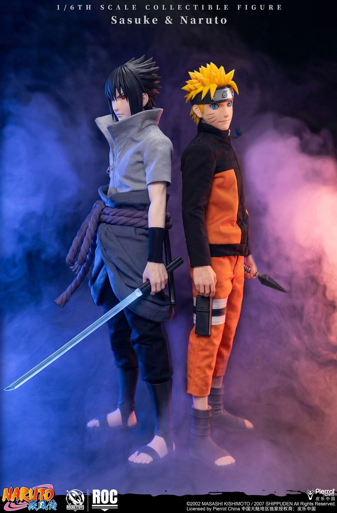[PREORDER] ROCKET TOYS Sasuke Uchiha 1/6 Scale Action Figure