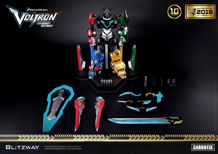[PREORDER] Blitzway CARBOTIX Voltron Legendary Defender 10th Anniversary Limited Edition