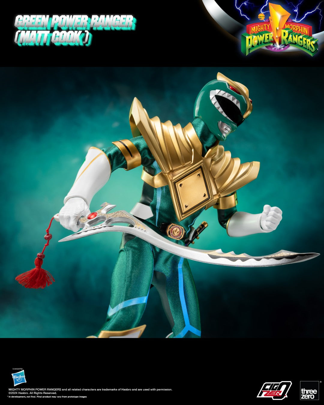 [PREORDER] FigZero Green Ranger (Matt Cook) Chaos Energy Version - Mighty Morphin Power Rangers