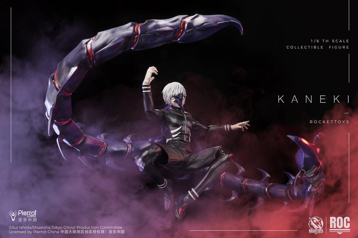 [PREORDER] ROCKET TOYS Ken Kaneki Battle Suit Ver - Tokyo Ghoul 1/6 Scale Action Figure