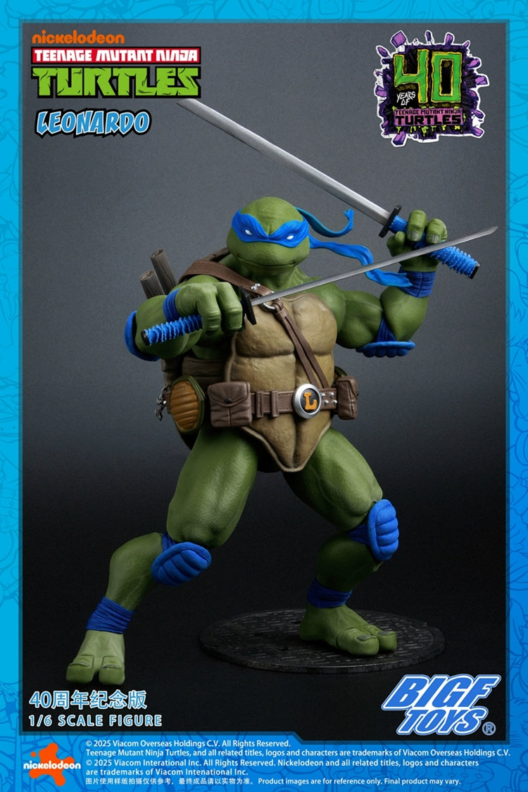 [PREORDER] BIGF Toys Leonardo 40th Anniversary 1/6 Scale Figure