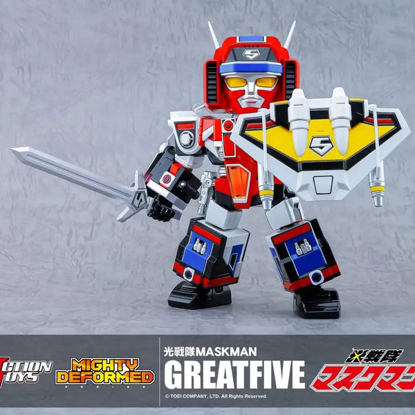 Action Toys Mighty Deformed Great Five - Maskman