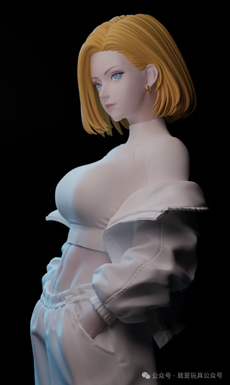 White Rabbit Candy Android 18 Resin Statue