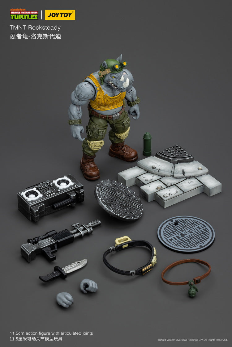 [PREORDER] JoyToy TMNT Rocksteady 1/18 Scale Figure