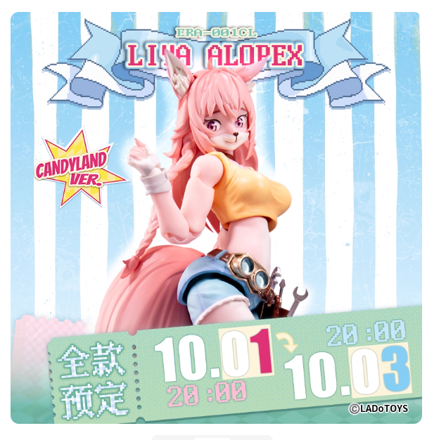 [PREORDER] LADoTOYS Liya Alopex 1/12 Scale Action Figure - Candyland Ver