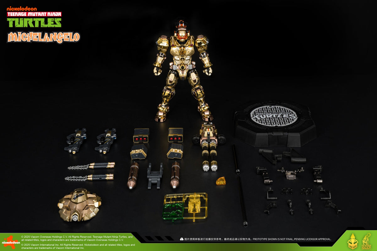 Heatboys TMNT HB0092 Michelangelo Mecha - Golden Ver