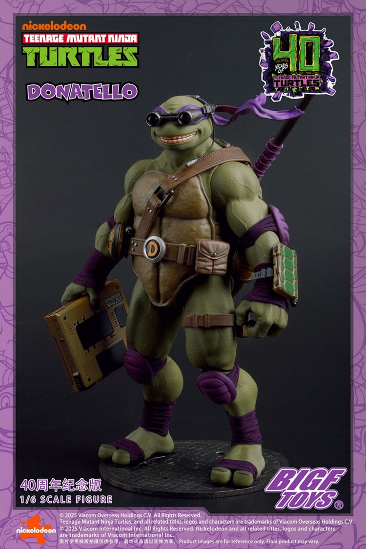[PREORDER] BIGF Toys Donatello 40th Anniversary 1/6 Scale Figure