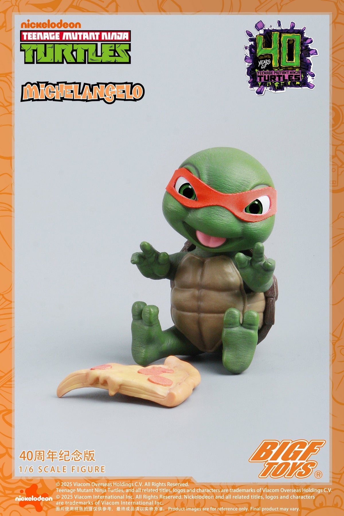 [PREORDER] BIGF Toys Michelangelo TMNT 40th Anniversary 1/6 Scale Figure
