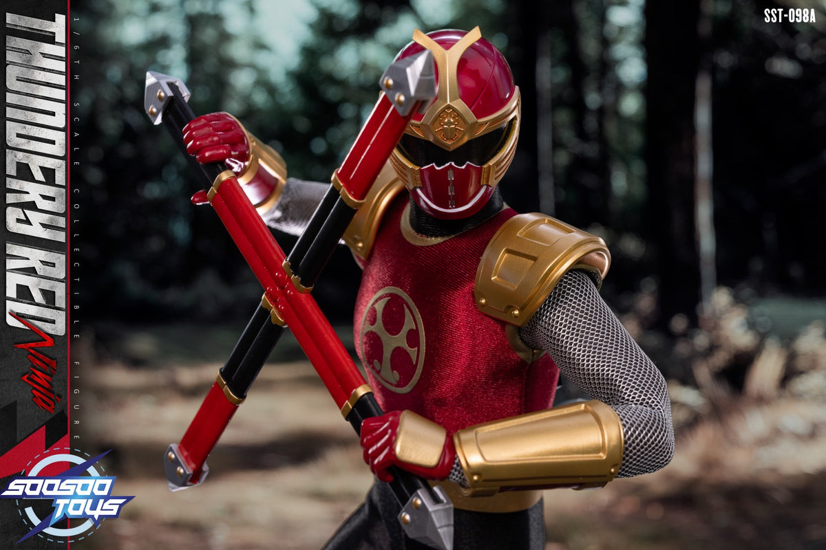 [PREORDER] Soosootoys SST098 Thundery Red & Blue Ninja 1/6 Action Figure Set