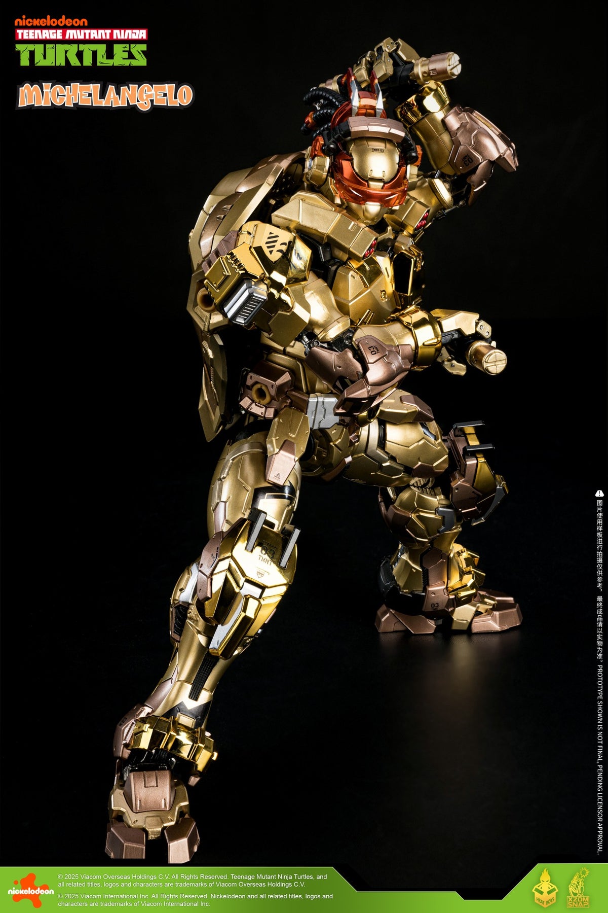 Heatboys TMNT HB0092 Michelangelo Mecha - Golden Ver