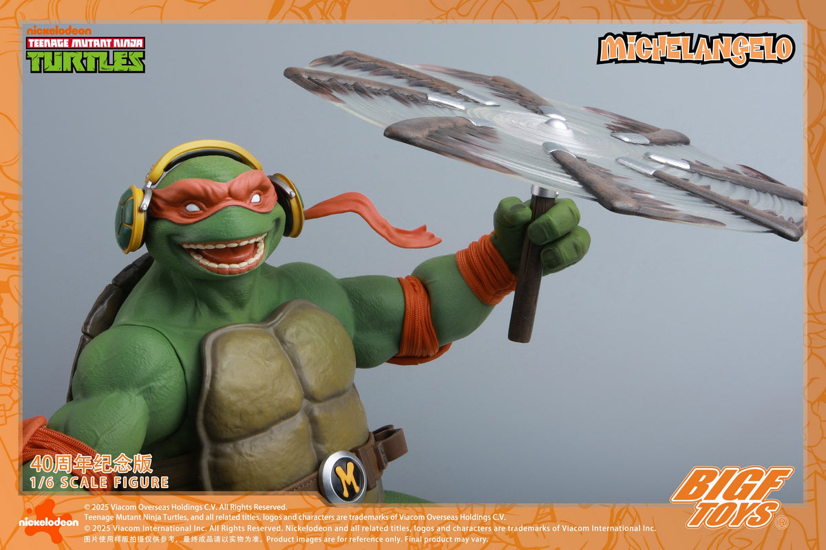 [PREORDER] BIGF Toys Michelangelo TMNT 40th Anniversary 1/6 Scale Figure